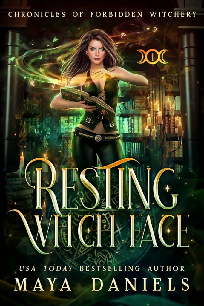 Resting Witch Face book cover